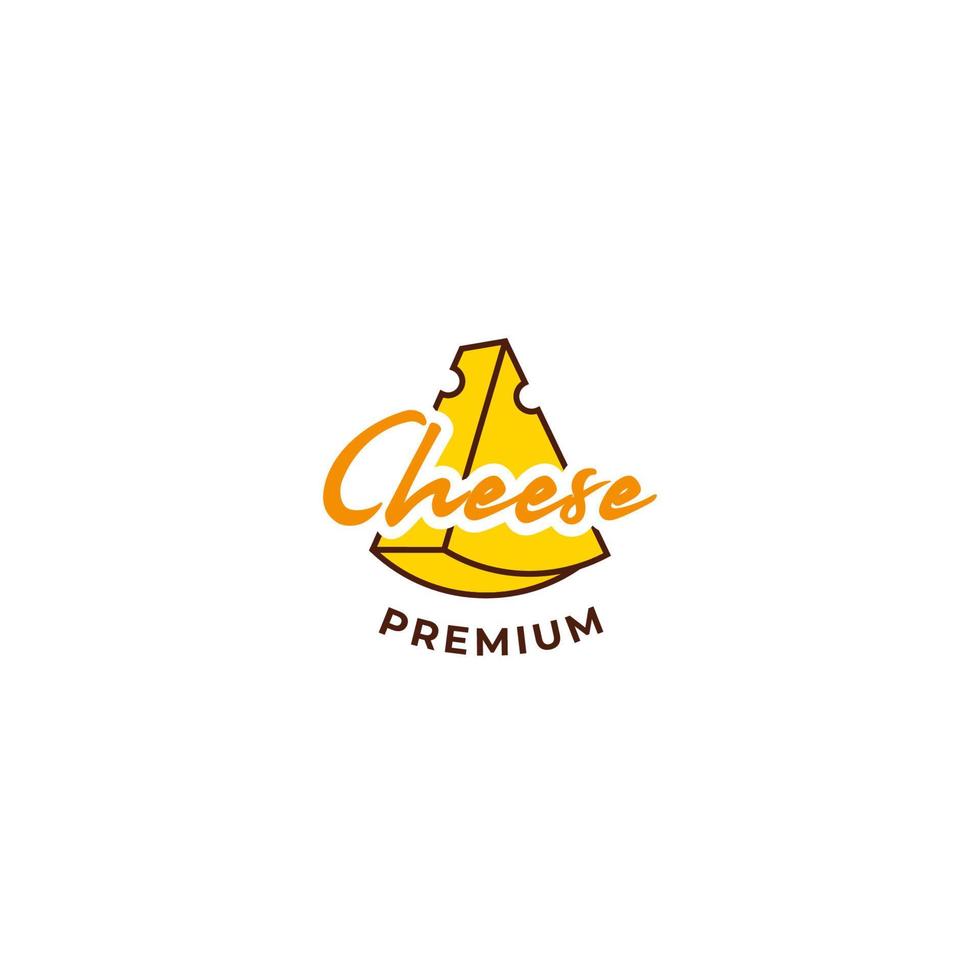 vetor queijo loja logotipo Projeto conceito ilustração idéia