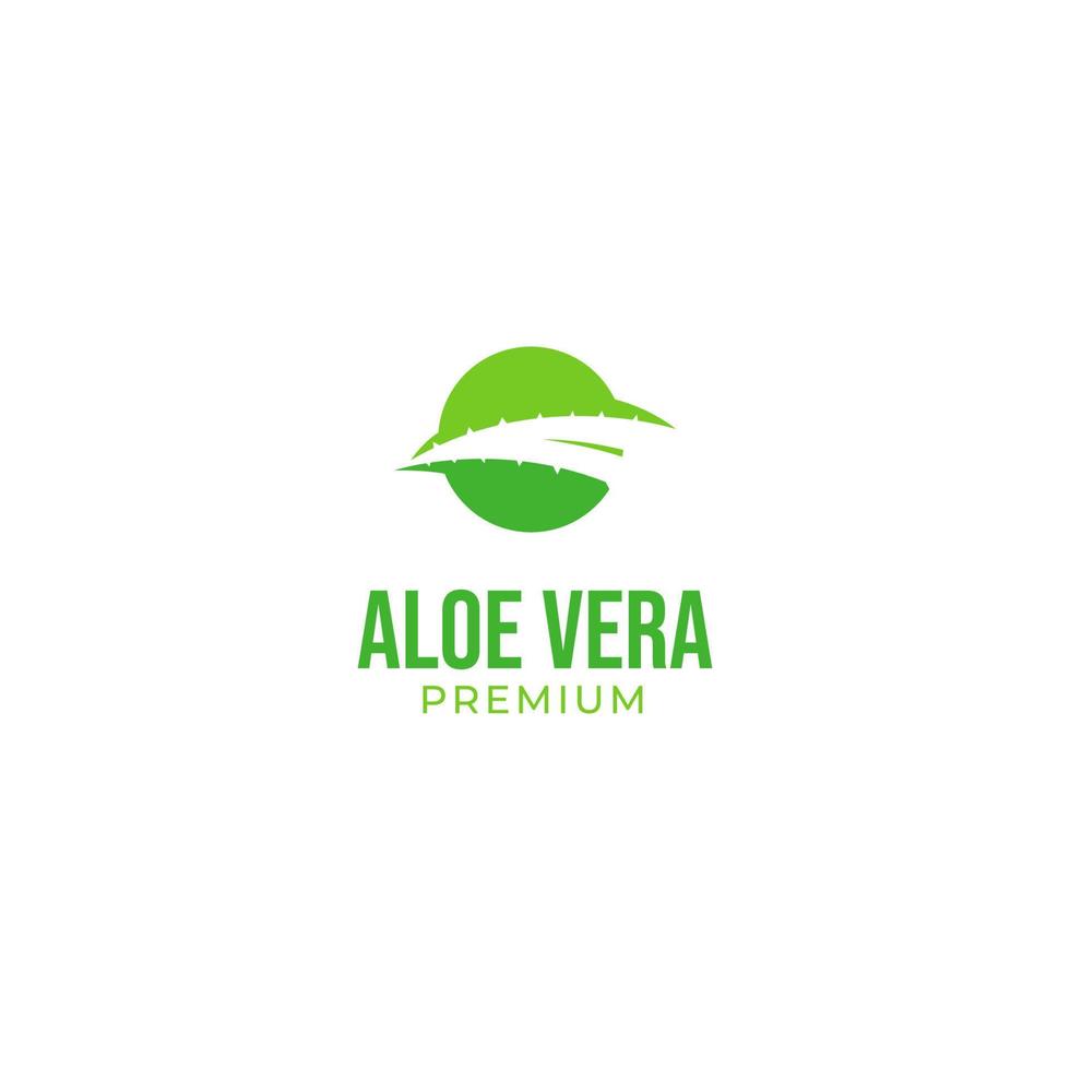 vetor aloés vera logotipo Projeto conceito ilustração idéia