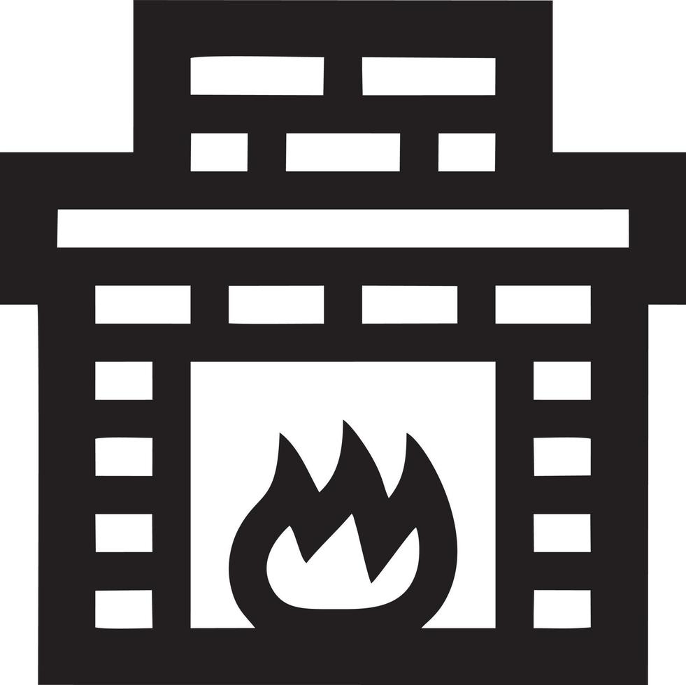 fogo quente ícone símbolo imagem vetor. ilustração do a Perigo fogo queimar imagem Projeto. eps 10 vetor