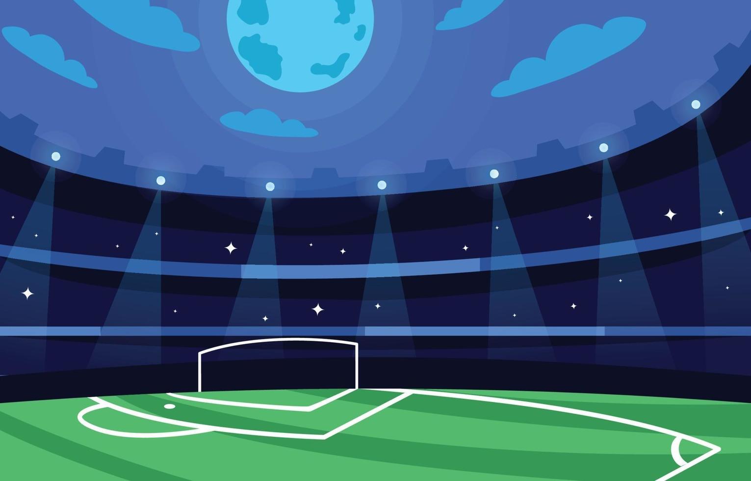 projeto de conceito de estádio da Champions League vetor