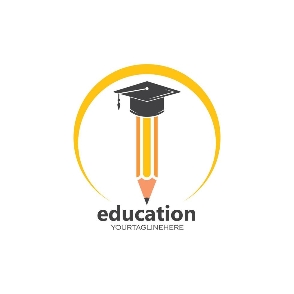 lápis vetor ilustração ícone e logotipo do Educação