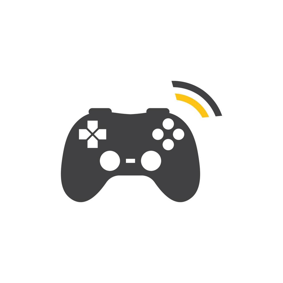 vídeo jogos controlador logotipo ícone vetor ilustração
