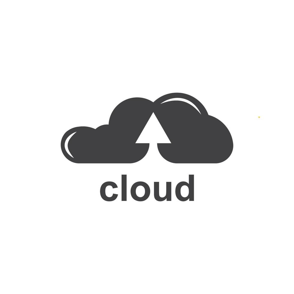 nuvem logotipo vetor ícone