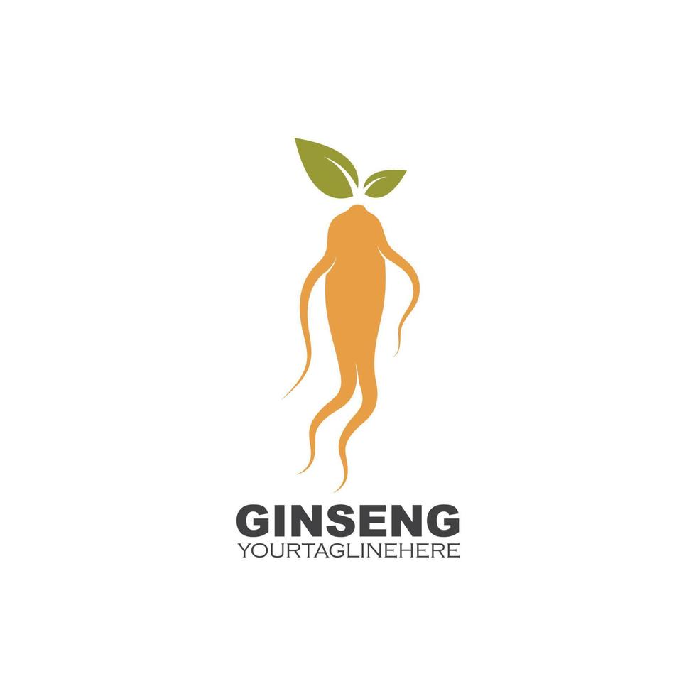 ginseng ilustração ícone vetor Projeto