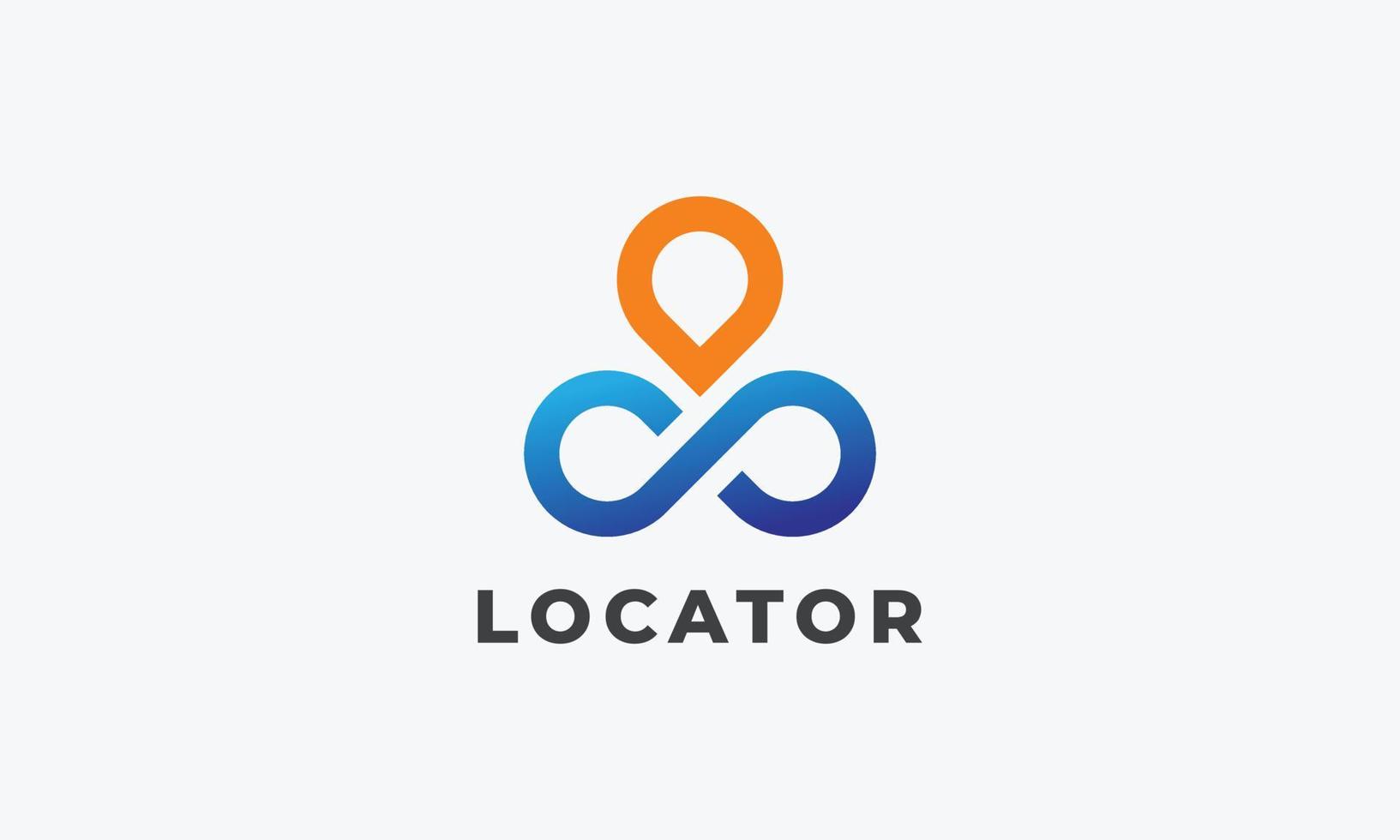 logotipo vetor minimalista Projeto placa localização conceito PIN mapa símbolo posição