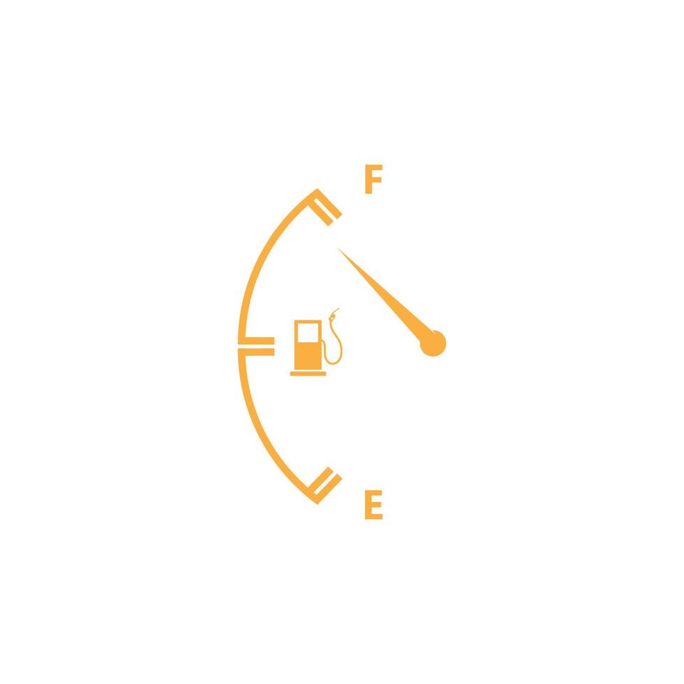 vetor ilustração combustível indicador logotipo modelo