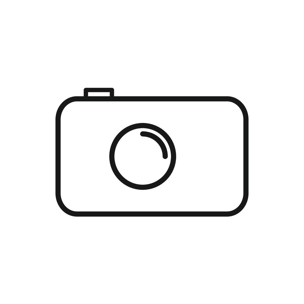 editável ícone do Câmera, vetor ilustração isolado em branco fundo. usando para apresentação, local na rede Internet ou Móvel aplicativo