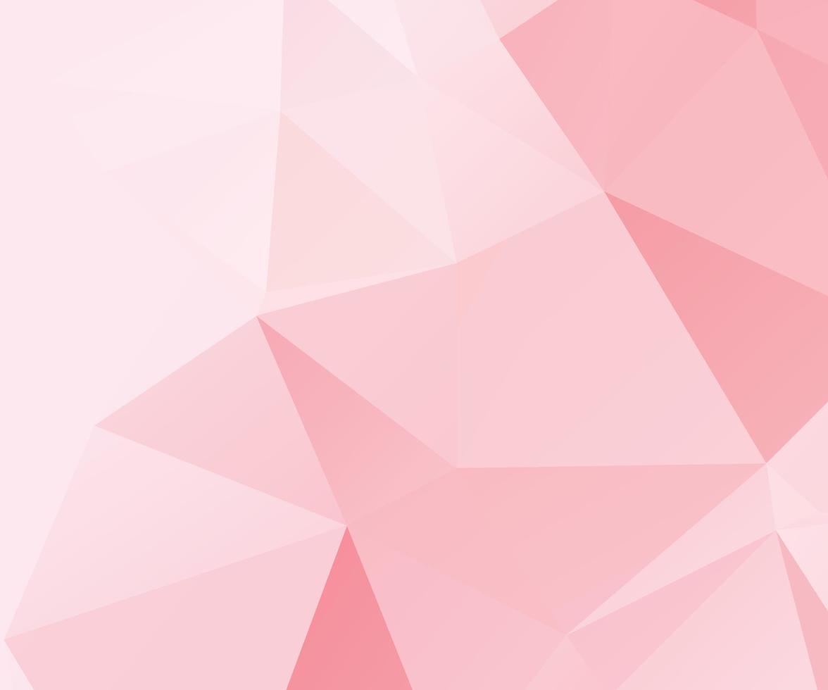 abstrato Rosa cor polígono fundo projeto, abstrato geométrico origami estilo com gradiente. apresentação, site, pano de fundo, capa, banner, padrão modelo vetor