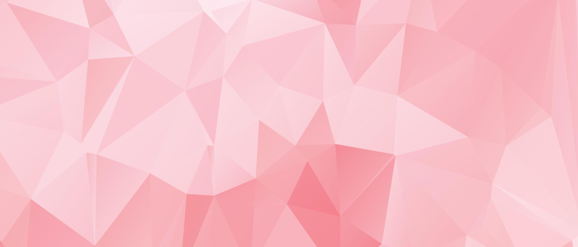 abstrato Rosa cor polígono fundo projeto, abstrato geométrico origami estilo com gradiente. apresentação, site, pano de fundo, capa, banner, padrão modelo vetor