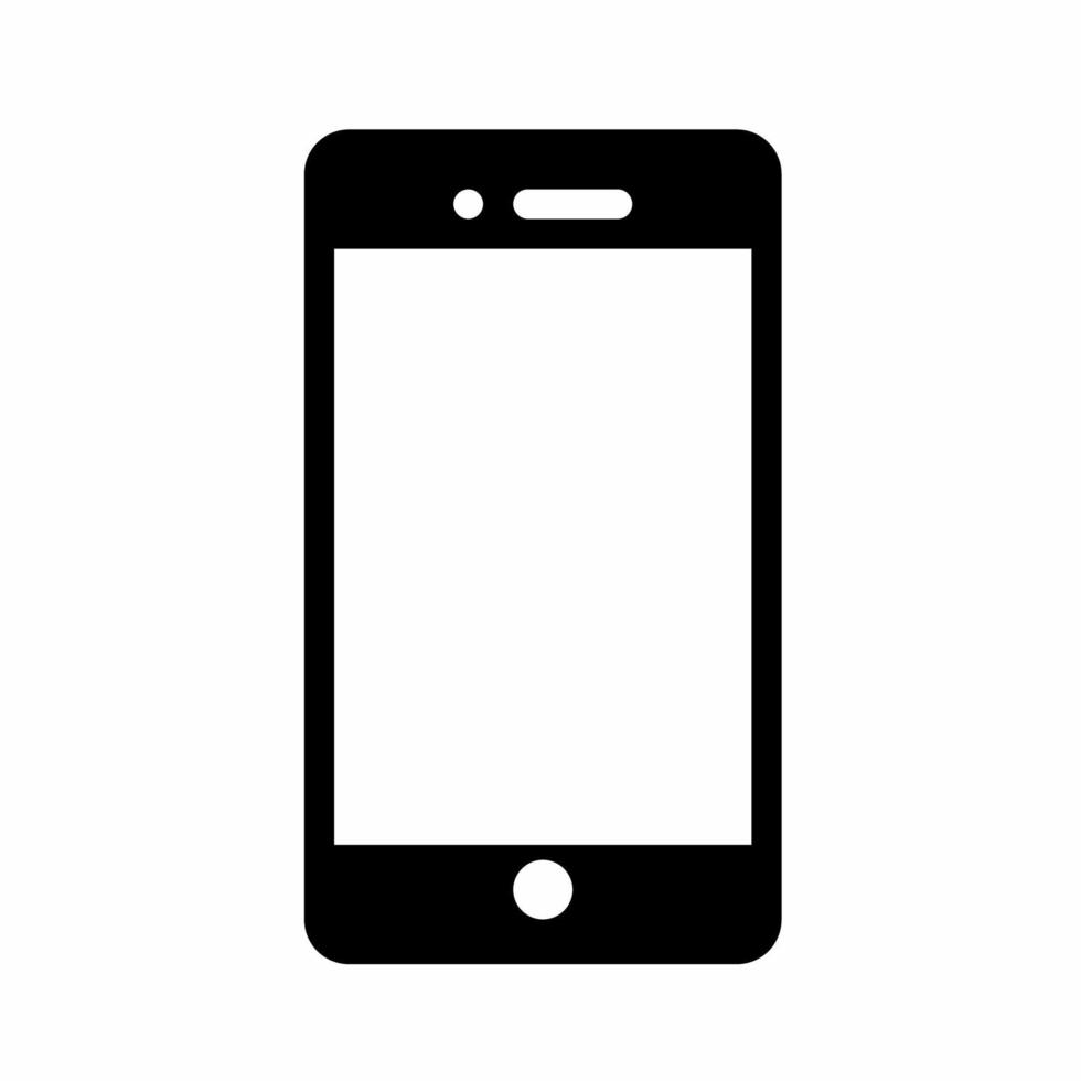 Smartphone ícone simples vetor ilustração.