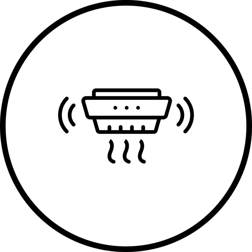 fumaça detector vetor ícone estilo