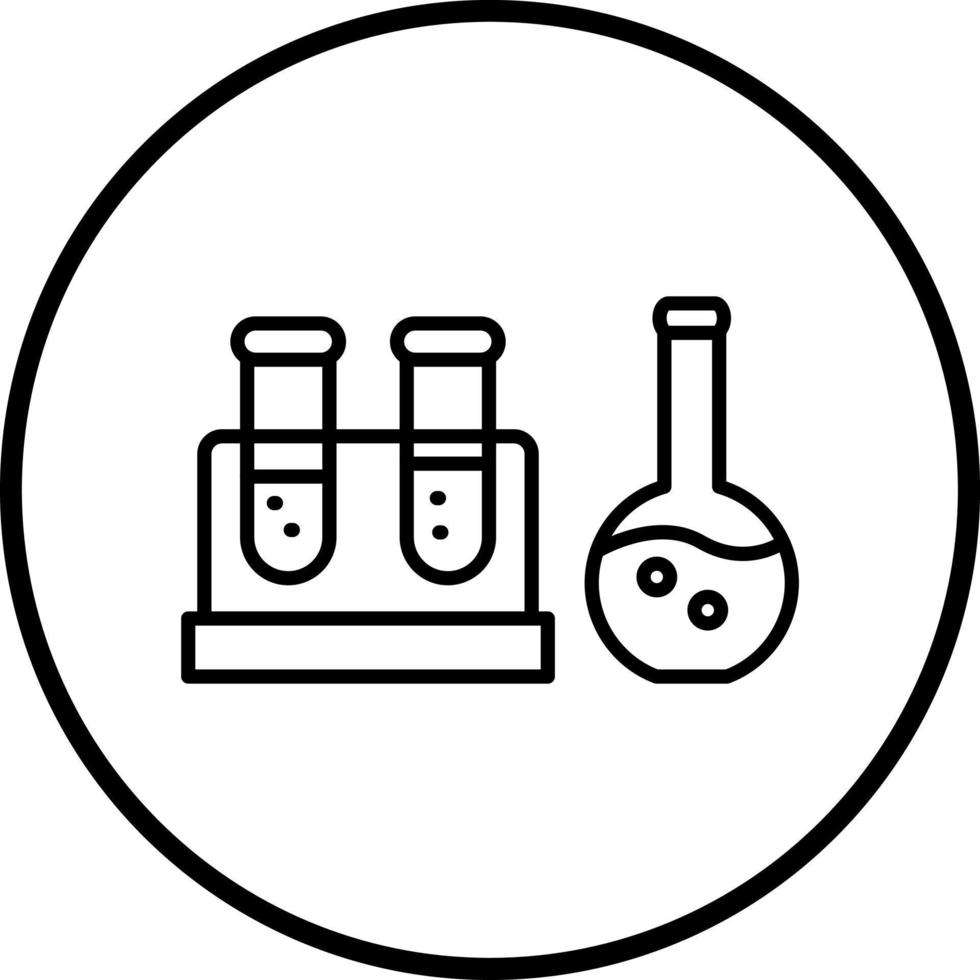 laboratório vetor ícone estilo