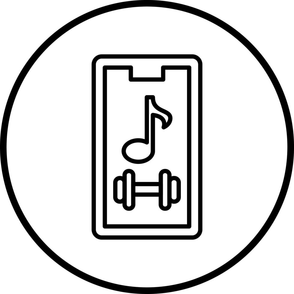 Academia música vetor ícone estilo
