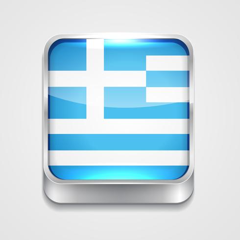 bandeira da grécia vetor