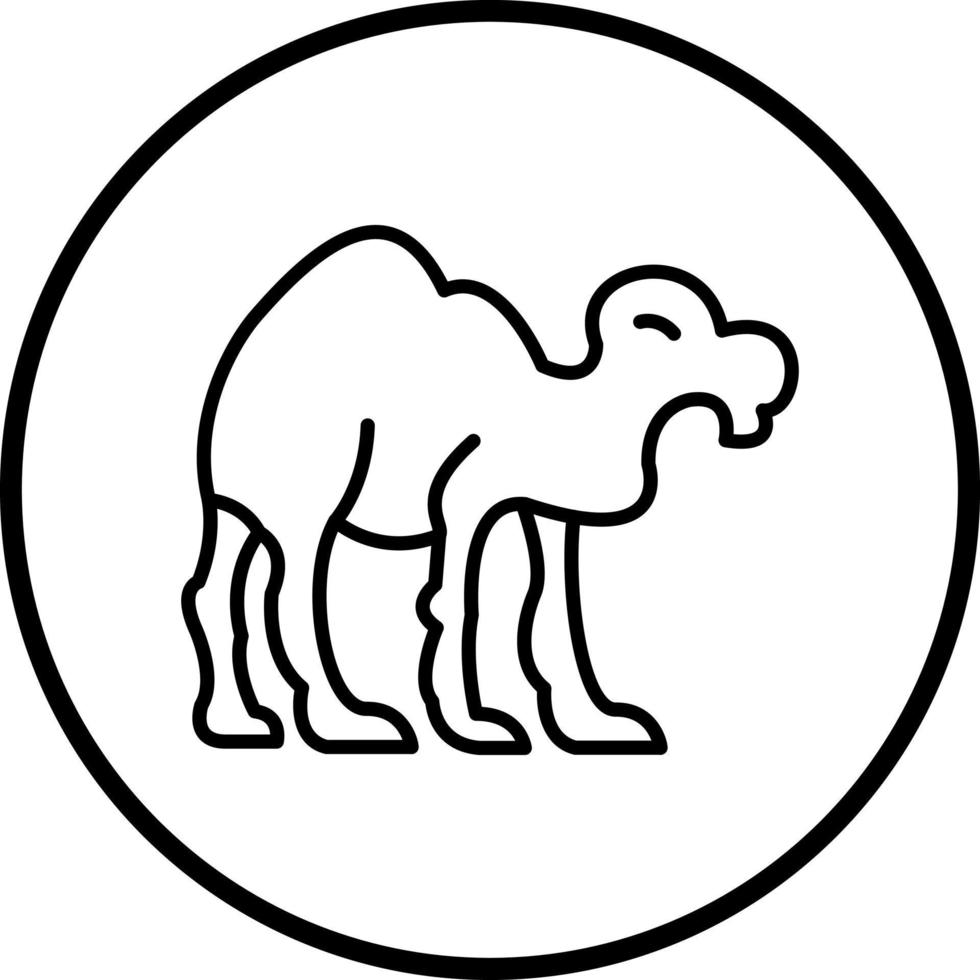 camelo vetor ícone estilo