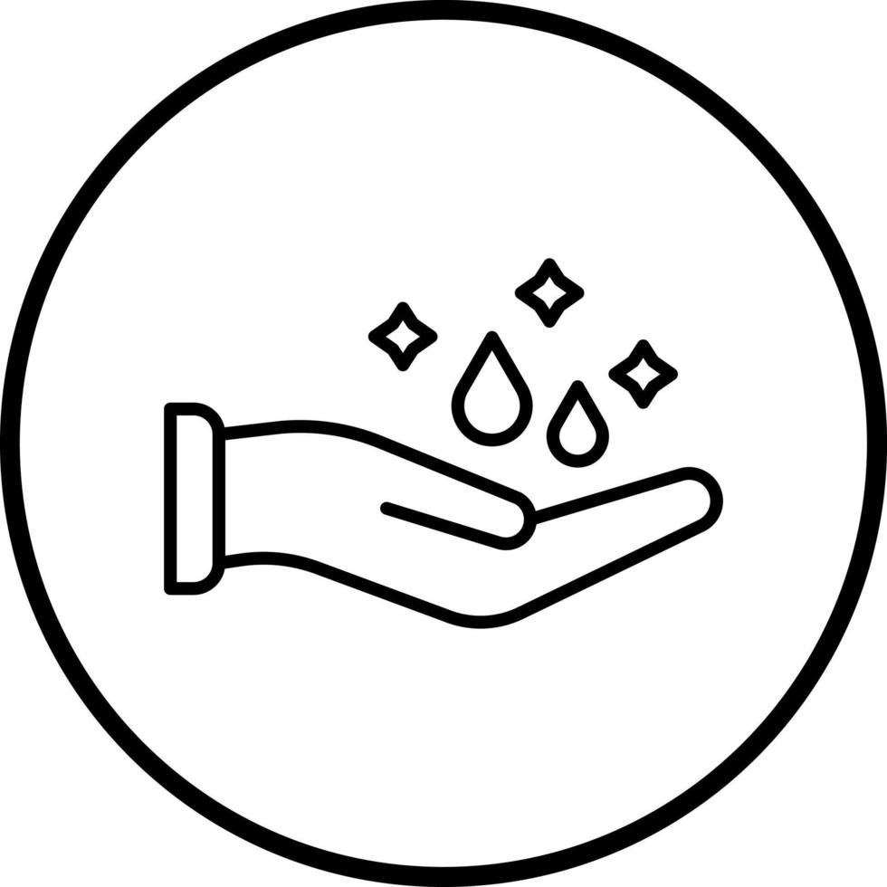 lavagem das mãos vetor ícone estilo