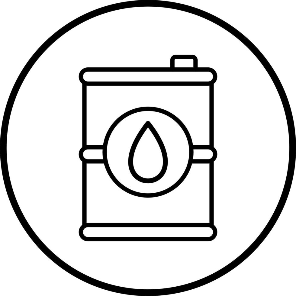 óleo barril vetor ícone estilo