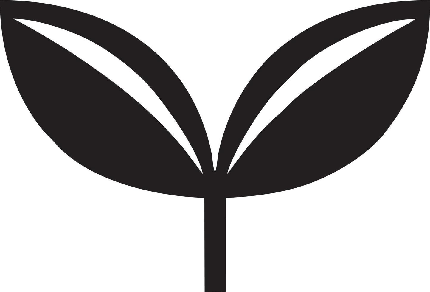 árvore ícone símbolo imagem vetor, ilustração do a árvore botânica dentro Preto imagem vetor