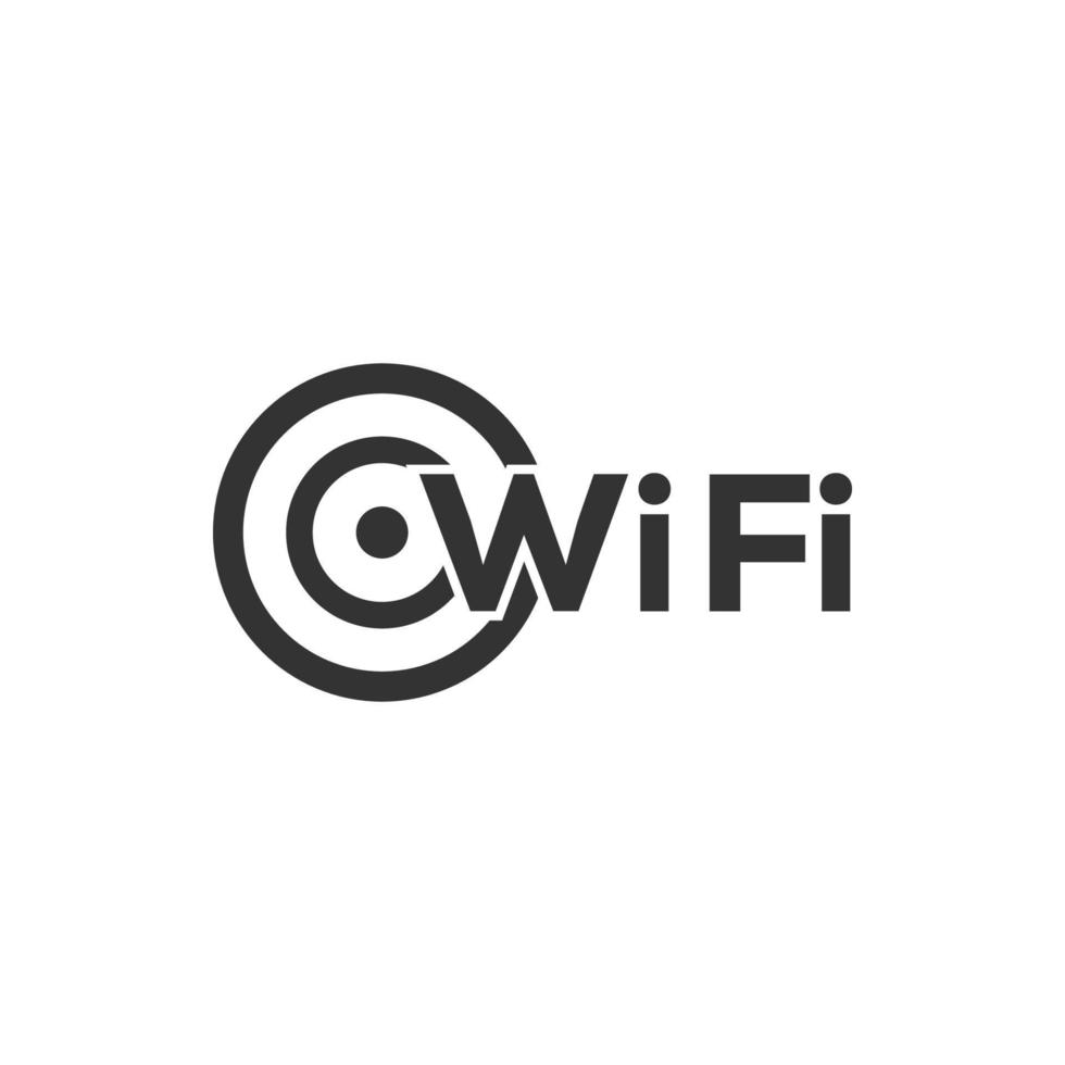 Wi-fi ícone vetor ilustração