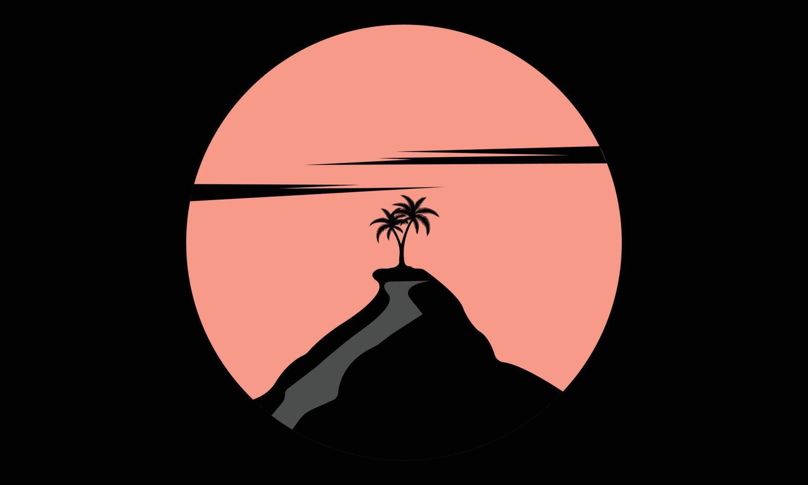 colorida de praia SVG ilustração Projeto. vetor