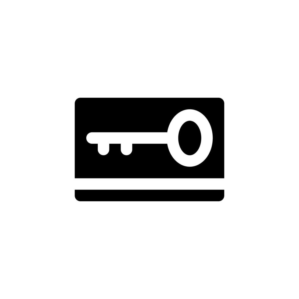 cardkey ícone vetor para qualquer finalidades