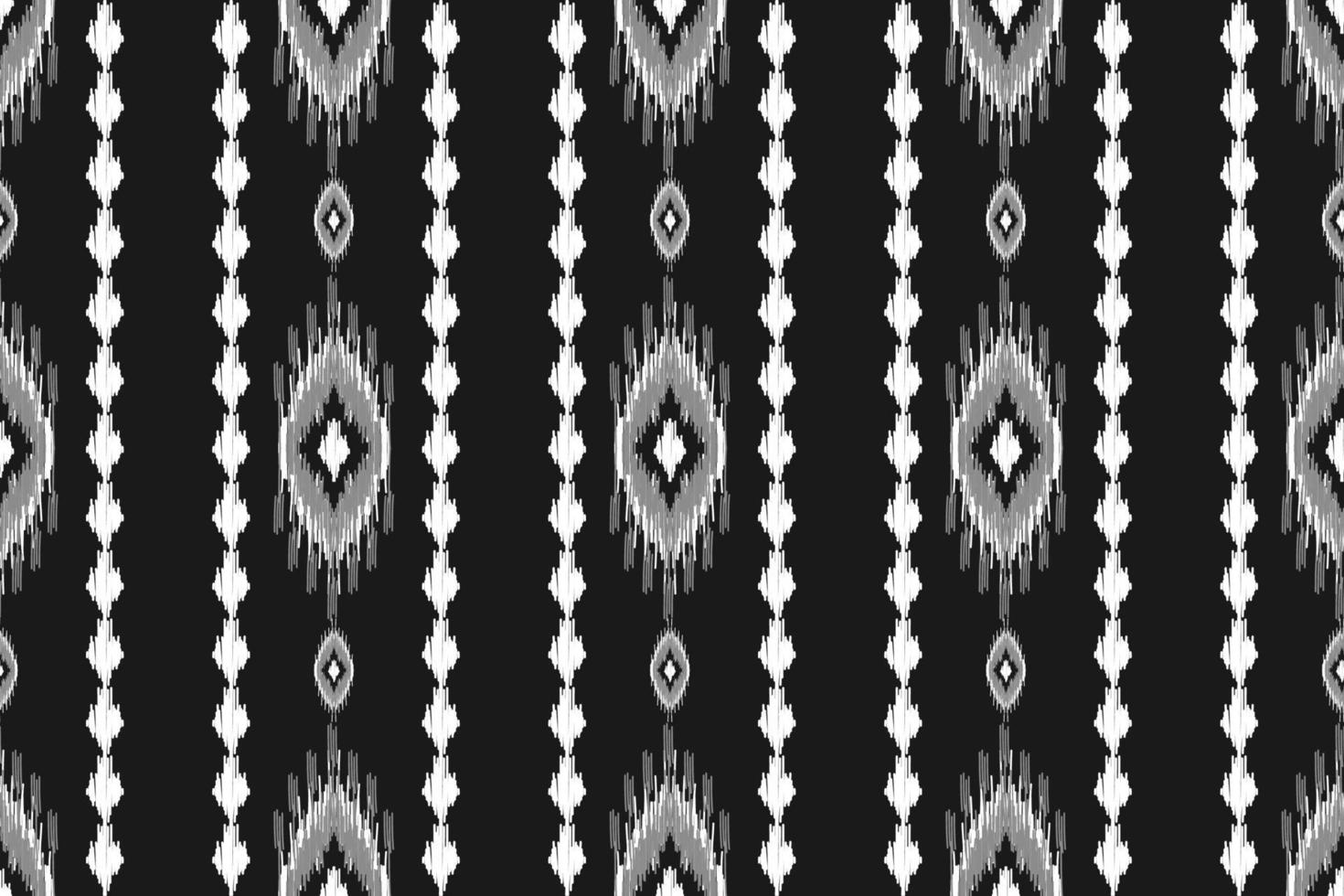 padrão sem emenda de ikat étnico em tribal. estilo americano, mexicano. impressão de ornamento geométrico asteca. vetor