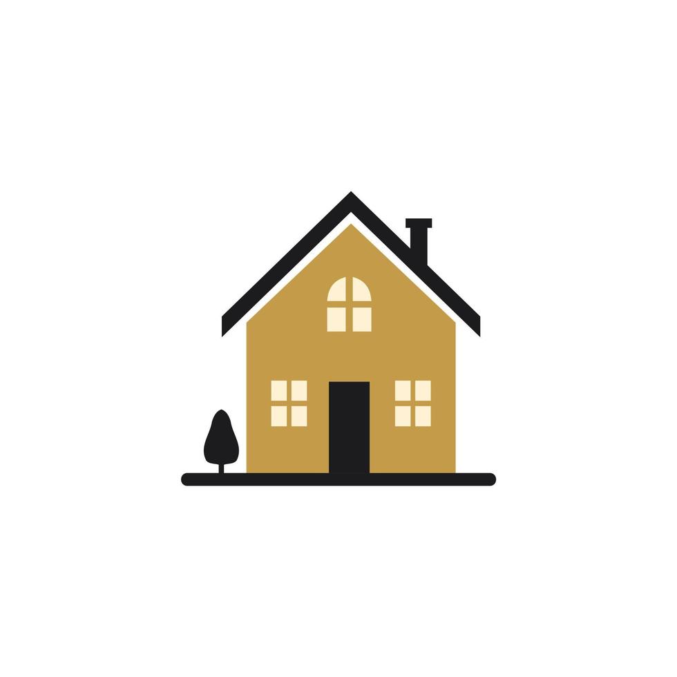 casa Projeto ícone vetor logotipo