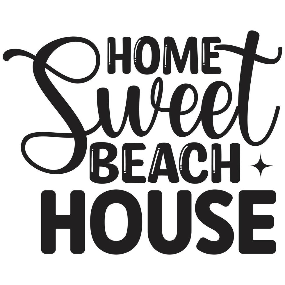 casa doce de praia casa vetor