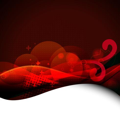 fundo vermelho bonito vector eps10