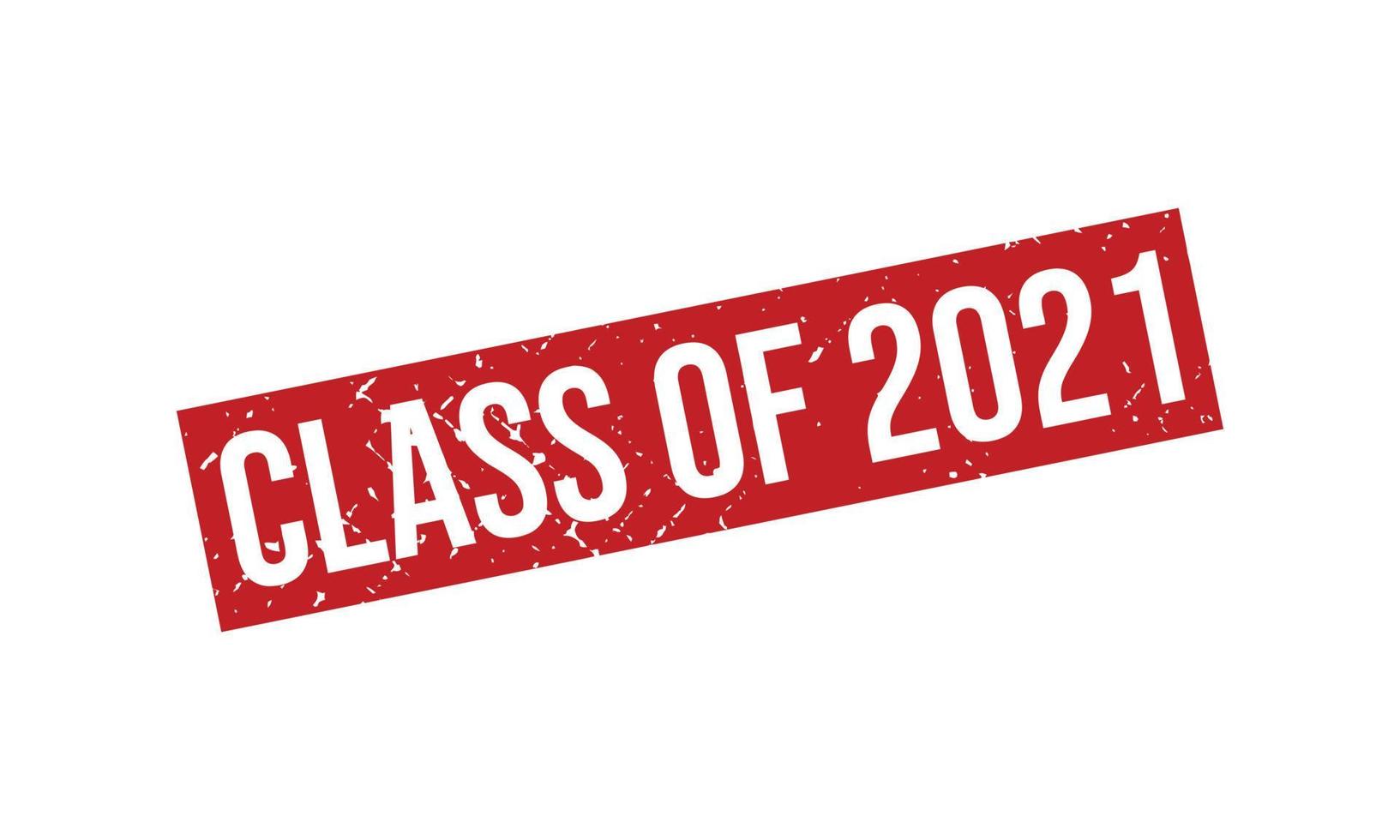 classe do 2021 borracha carimbo. classe do 2021 grunge carimbo foca vetor ilustração