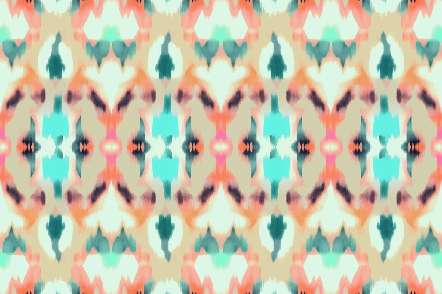 simples ikat padronizar brilhante fundo. abstrato geométrico étnico folk Antiguidade vintage retro borrado gráfico linha. Projeto para textura tecido têxtil impressão arte fundo papel de parede telha pano de fundo vetor. vetor