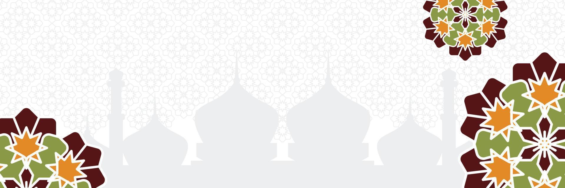 islâmico fundo, com lindo mandala ornamento. vetor modelo para bandeiras, cumprimento cartões para islâmico feriados, eid al fitr, ramadã, eid al adha