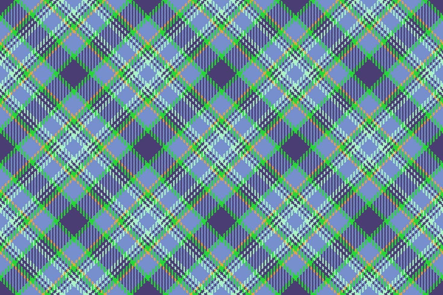 Verifica fundo xadrez. têxtil tartan vetor. padronizar desatado textura tecido. vetor