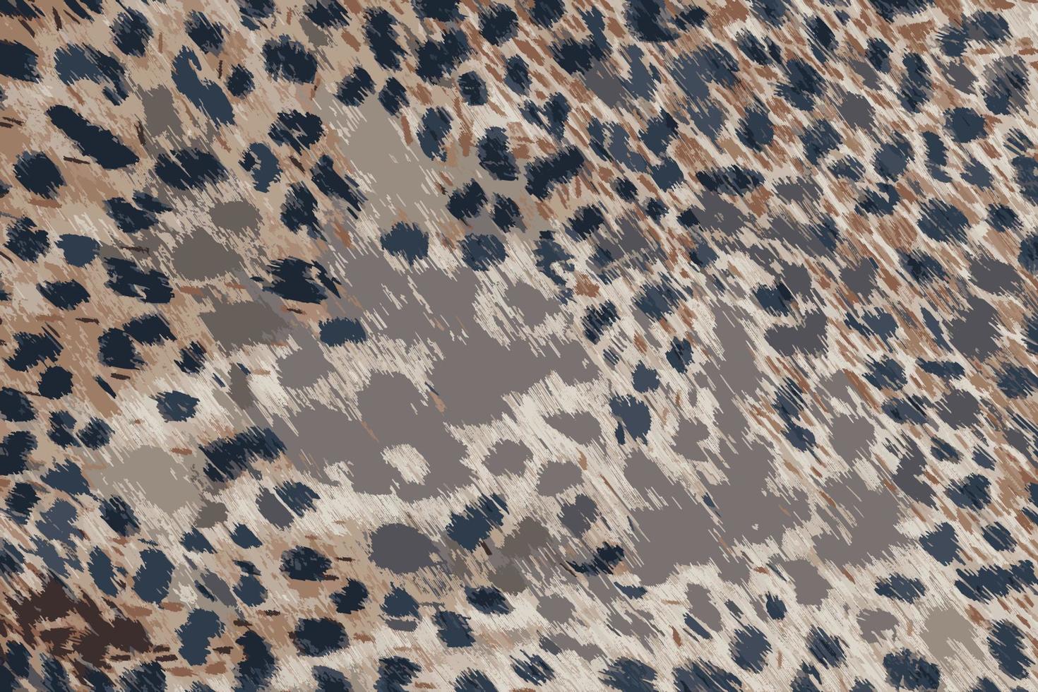 ilustração em vetor realista de fundo com textura de leopardo, close-up. tecido tingido de leopardo.