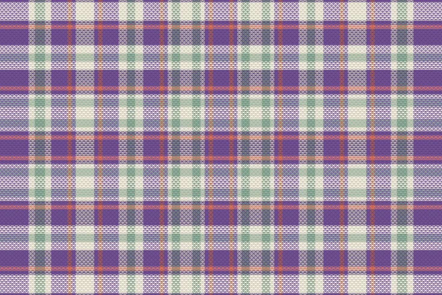 tartan xadrez com vintage cor padronizar. vetor