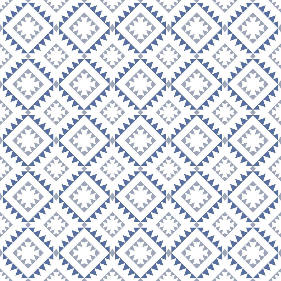 padrão étnico geométrico com design de ornamento abstrato diagonal de triângulo quadrado para impressão de têxteis de tecido de vestuário, artesanato, bordado, tapete, cortina, batik, embrulho de papel de parede, desenho vetorial vetor
