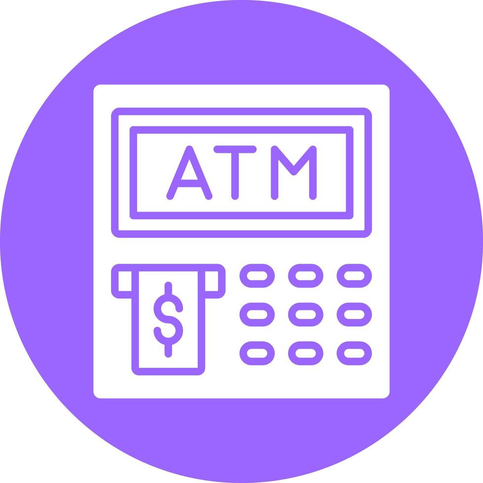 vetor Projeto atm vetor ícone estilo