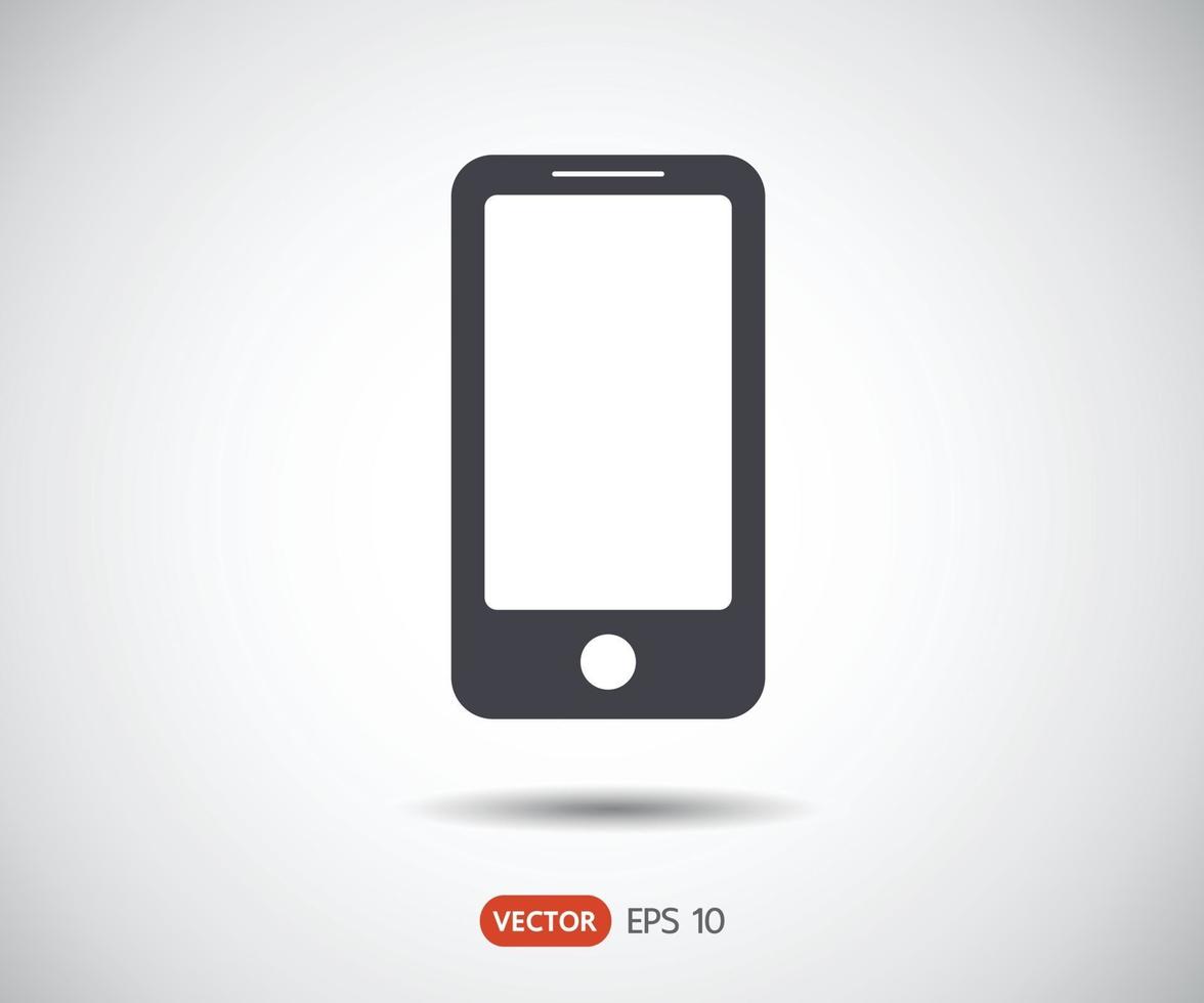 ícone de smartphone, ilustração vetorial de logotipo de telefone vetor