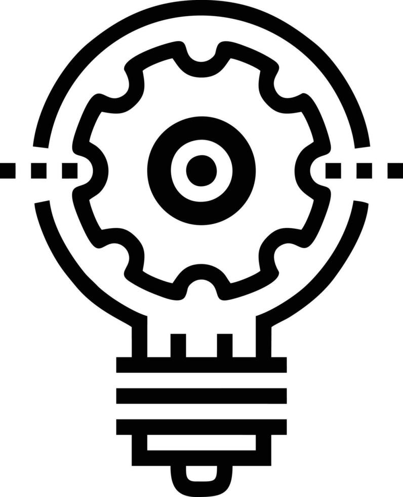 idéia solução ícone símbolo vetor imagem. ilustração do a criativo inovação conceito Projeto. eps 10