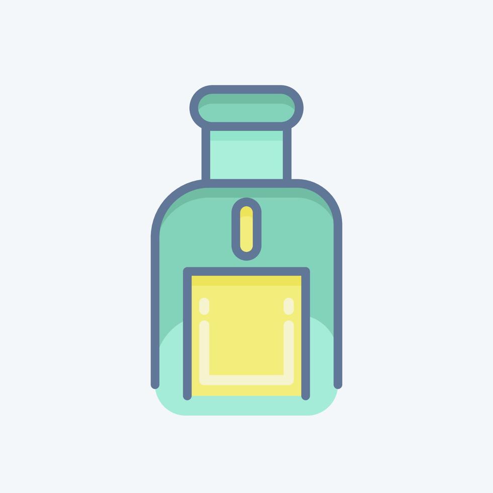 ícone perfume. relacionado para eid al fitr símbolo. islâmico. ramadã. simples ilustração vetor