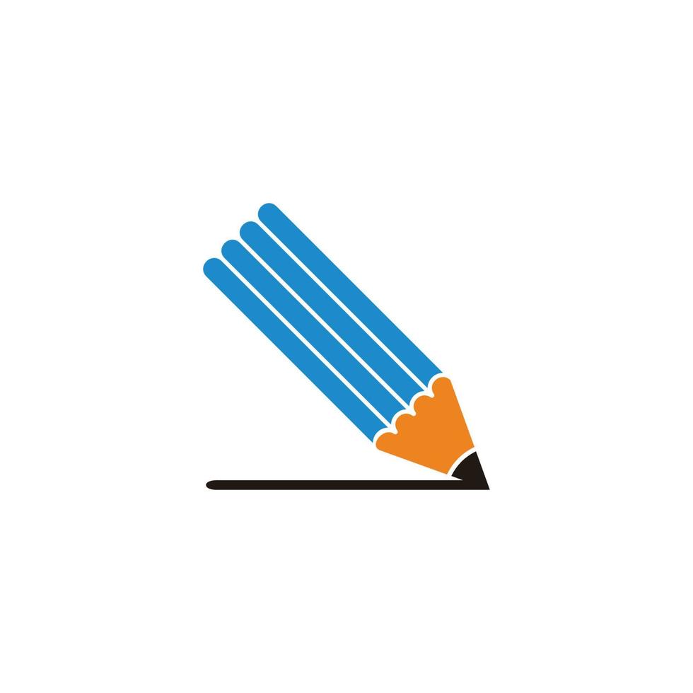 lápis movimento lápis desenhar símbolo logotipo vetor