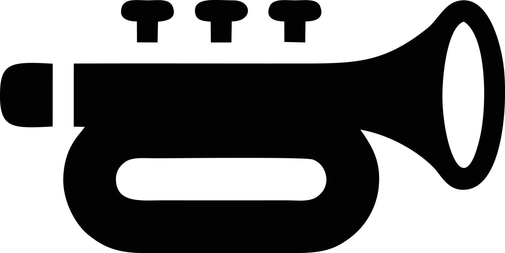 trompete instrumento ícone símbolo Projeto vetor imagem. ilustração do musical trompete chifre vetor Projeto imagem. eps 10