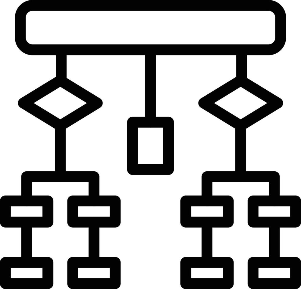 vetor Projeto fluxograma ícone estilo