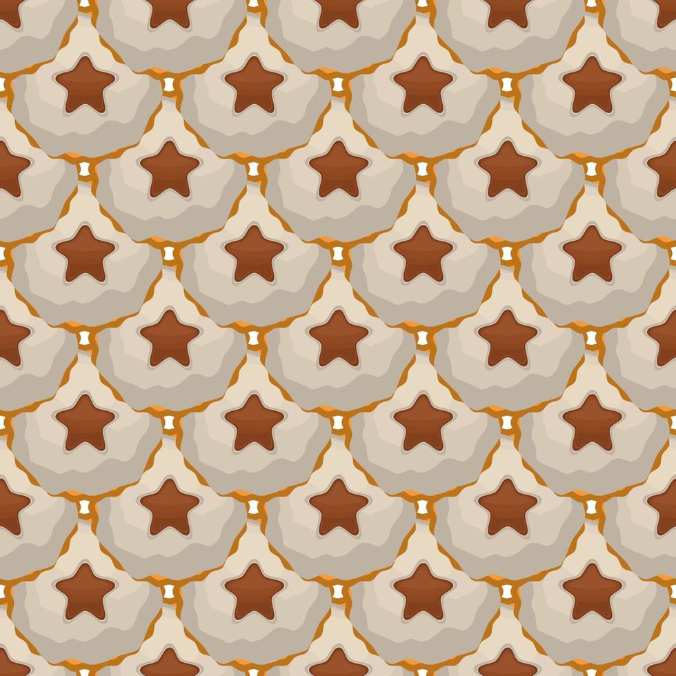 biscoito caseiro padrão gosto diferente em biscoito de massa vetor