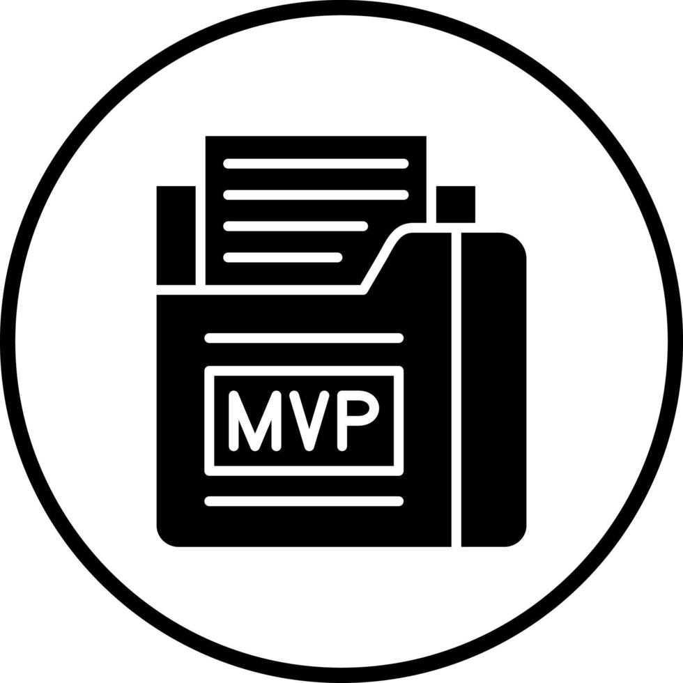 vetor Projeto mvp vetor ícone estilo