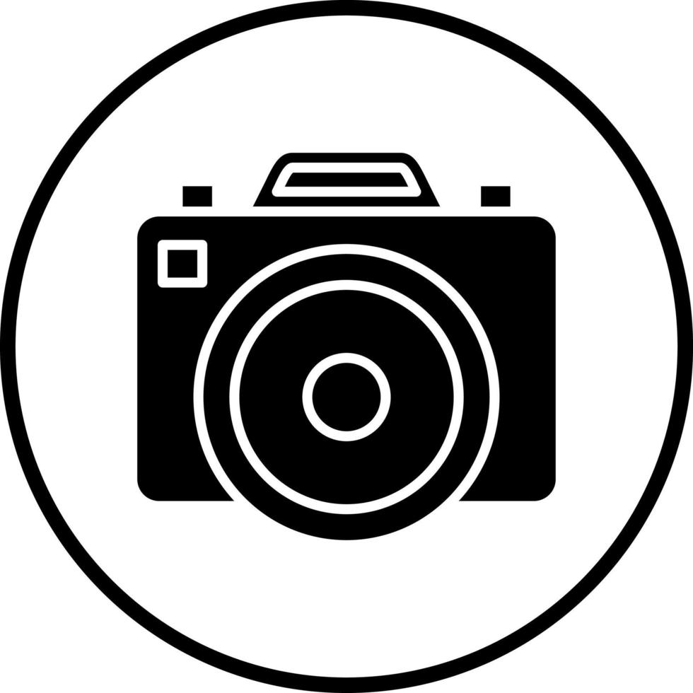 vetor Projeto dslr Câmera vetor ícone estilo