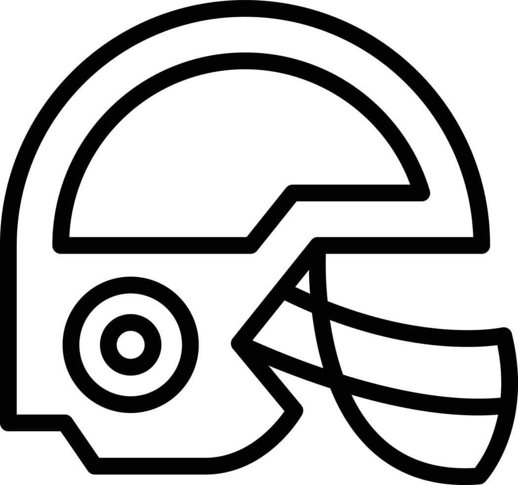 capacete vetor ícone estilo