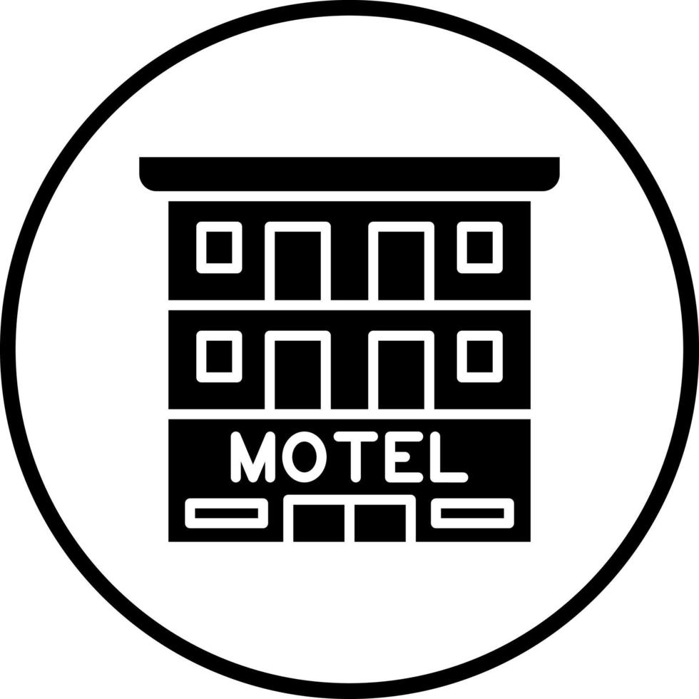 motel vetor ícone estilo
