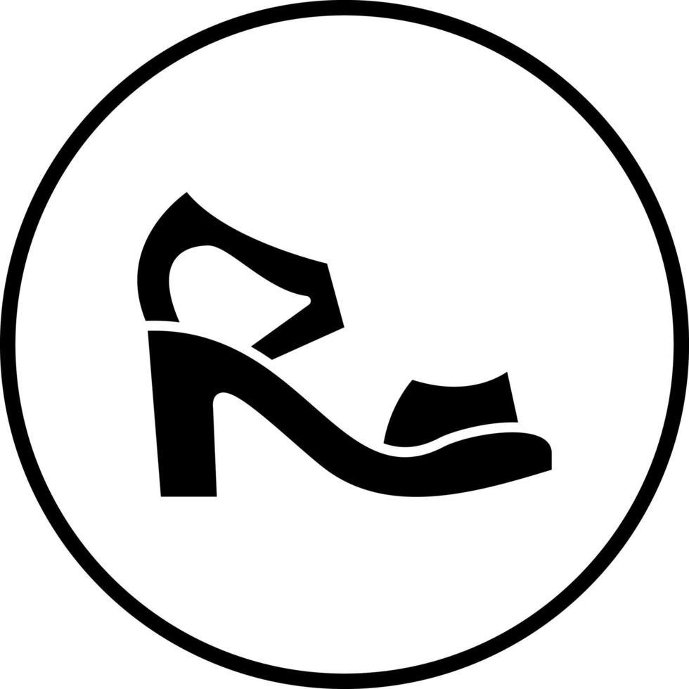 sandália vetor ícone estilo