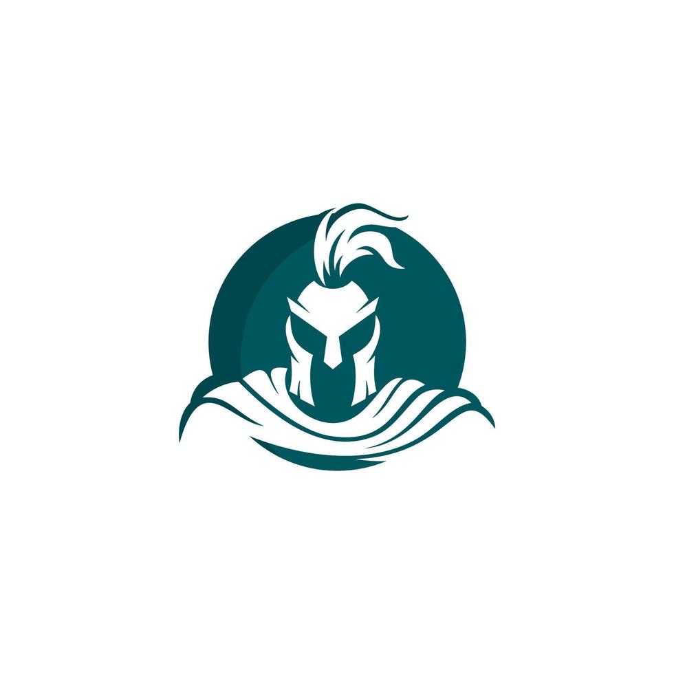 logotipo para uma cavaleiro com espada e escudo. vetor